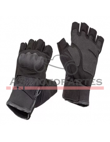 Guantes Army Short Finger Black L