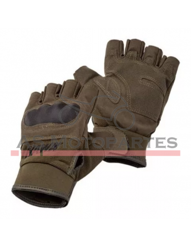 Guantes Army Short Finger Green Xl