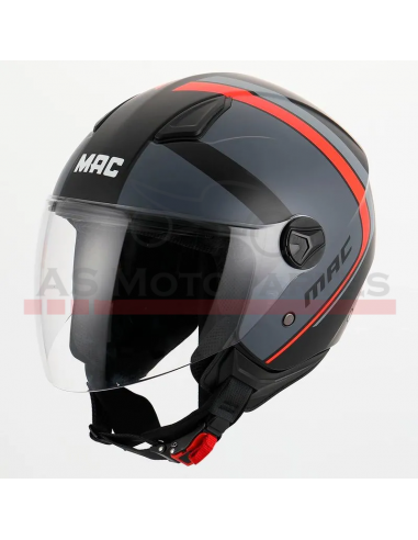 Casco Mac Cyrus Black/or 2xl