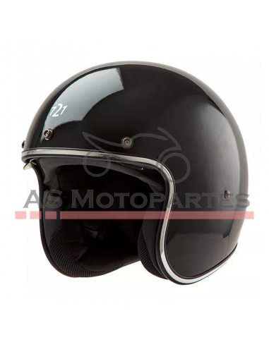 Casco 721 Negro Brillante S Hawk