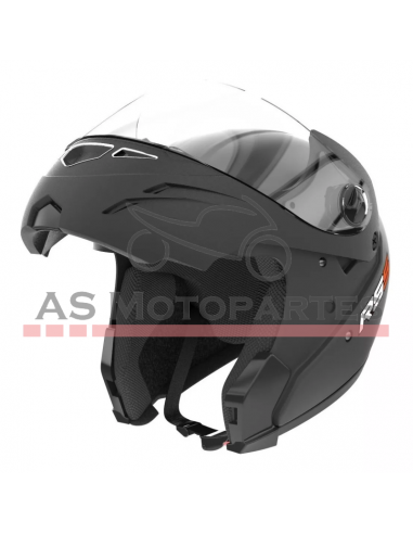 Casco Rs5 S/visor Flip Up Negro Mate Xl Hawk