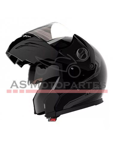 Casco Vector Negro Brillo S Hawk