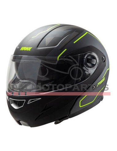 Casco Vector Resistance Negro/verde Mate S Hawk